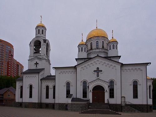 Tempel van Epiphany in Khimki 